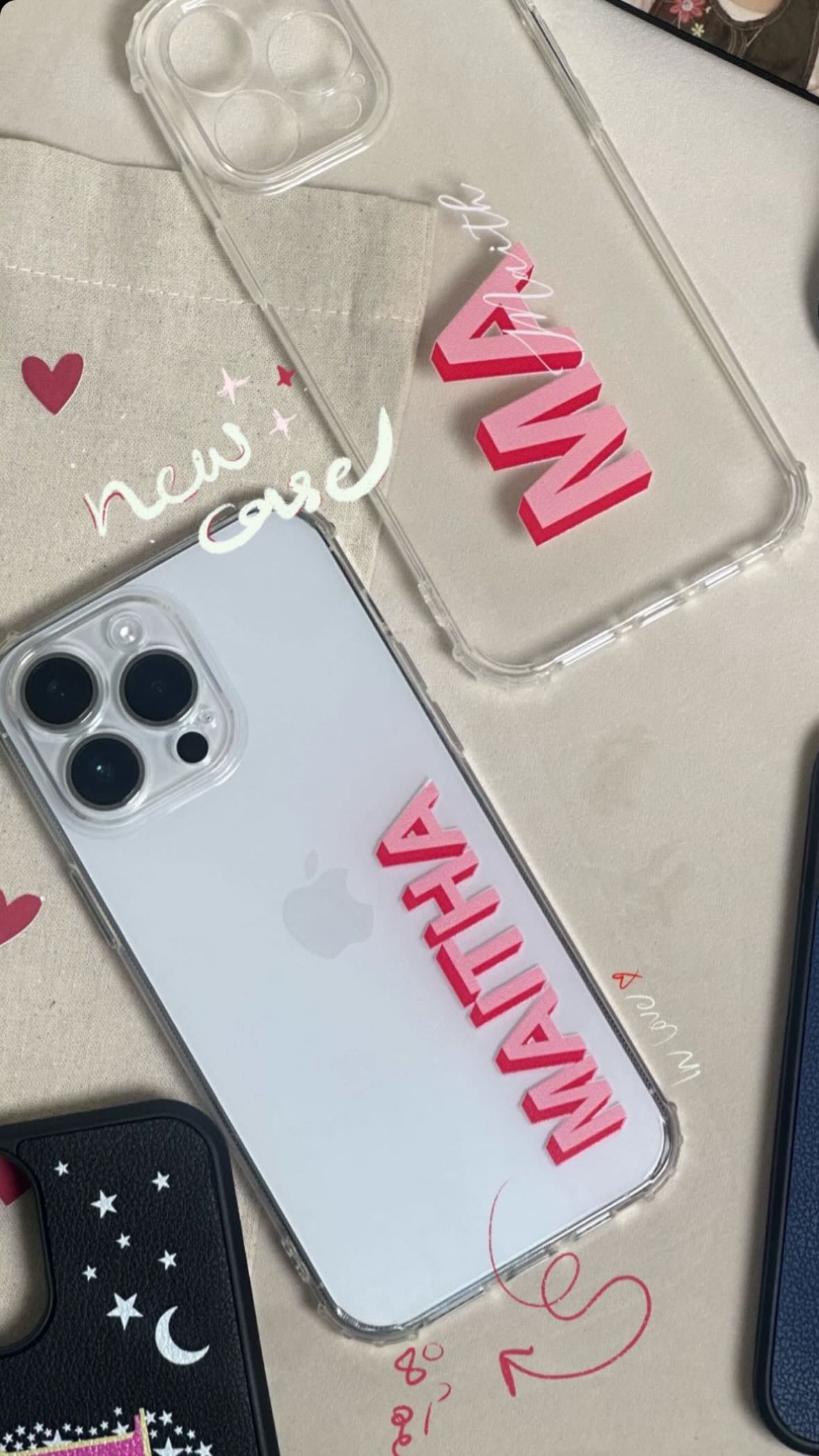 كفر شفاف مع طباعه