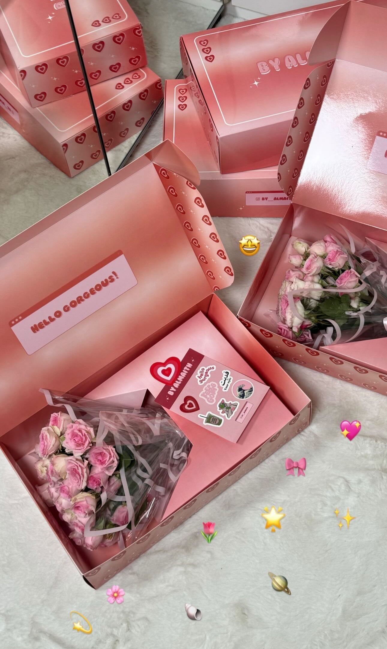 flowers box - بوكس الورد